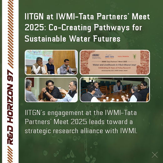 IITGN at IWMI-Tata Partners' Meet 2025: Co-Creating Pathways for Sustainable Water Futures